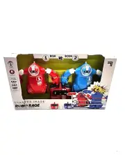 Sharper Image Remote Control Robot Combat Fighting Set Sound Lights Up Wireless