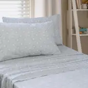 Jelly Bean Kids Suns Double Bed Bedding Sheet Set - Blue