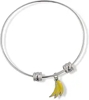 [Dave The Bunny] Yellow Bananas Fancy Charm Bangle