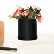 2pcs Paper Flower Bucket Round Cardboard Buckets Cylinder Favor Gift Boxes