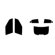 For SAAB 9.5 4-door Saloon 2010-12 Full Pre Cut Window Tint Kit Front & Rear