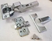 New Blum 110º Soft Close Hinge 71B355-01.01 w/ Base Plate 173H710-01.01 & Covers