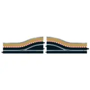 Scalextric Digital Pit Lane Track Left Hand C7014
