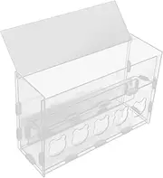 JOINPAYA Rutin Chicken Feeder Container Durable Feeding Box for Rutin Chicken Quail and Pets Efficient and Reliable Design for Feeding Capacity for Easy Use