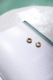 18k Gold Plated Melting Moments Earrings