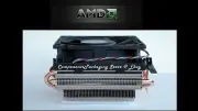 AMD Socket AM3+ AM2+ CPU Cooler Fan with Near Silent Feature for FX Phenom - New