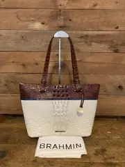 Brahmin Medium Asher Daydream Montgomery Melbourne Leather Tote----NWT