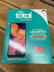 New Total Wireless Prepaid Samsung Galaxy A10e (32GB) Black Includes $35 Airtime