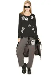 [Lauren Moshi] Jet Patches All Over Pullover