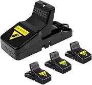 Yardsky Mouse Traps Mice Catcher Rodent Control Easy to Use Quick Response Safe and Effective 4 Pieces Set