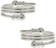 [Generic] Silver Tone Designer Trendy & New Look with This Toe Ring for Women By Indian Collectible, Metal,Silver, No Gemstone