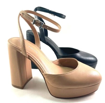 Vince Camuto Patrissya Leather HighHeel Platform Closed Toe Pump Choose Sz/Color