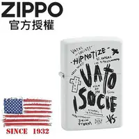 在飛比找誠品線上優惠-ZIPPO 英文塗鴉(品牌聯名)防風打火機 / 韓國設計款