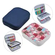 Crochet Hook Case Organiser Empty, Printed Cats Knitting Needle Storage Bag