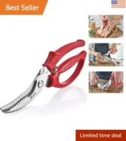 Heavy Duty Poultry Shears - Kitchen Scissors for Cutting Chicken, Poultry, Ga...