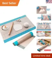 36x24 inch XXL Silicone Baking Mat Extra Large Pastry Fondant Dough Mat Non S...
