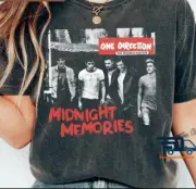 1D One Direction Shirt, One Direction World Tour shirt, Midnight Memories Tour S