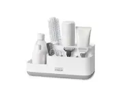 Joseph Joseph EasyStore Bathroom Storage Countertop Organizer Caddy Gray