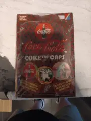 1995 Collect A Card - COCA COLA COKE Caps Pog Game Sealed Box 36 Packs T86