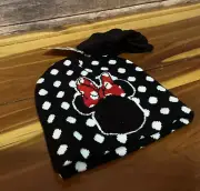Disney Girl's Minnie Mouse Winter Beanie Stocking Hat and Glove Set (One Size)
