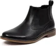Deer Stags Men's Black Mikey Dress Comfort Chelsea Boots - 9 - Black