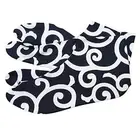 Tabi Socks Flip Flop Kimono with Kohaze Arabesque Karakusa Blue US9.5 Men's
