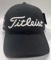 NEW Titleist Performance fabric￼ Cap Golf Hat Adjustable Black