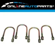 Set of 4 Rear Suspension High Tensile Leaf Spring U-Bolt Kit for Suzuki Sierra