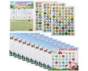 1 Set Potty Training Chart and Sticker Toddlers Potty Training Sticker Toddler Sticker Chart