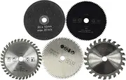 jingfei 5-Piece Carbide Cutting Blade Small Circular Saw Blade 85mm Woodworking Household DIY Saw Blade