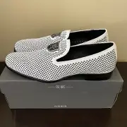 STACY ADAMS Men's Swagger Loafer 9.5 Black and White