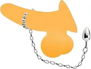 Stainless Steel Male Cock Ring Metal Penis Ring Delayed Ring For Male For Couple Harder Stronger Erection Penis Enhancer Delay 35Mm With S Plug