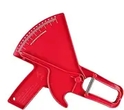 Body Fitness Measure Tool | 0-88mm Body Skinfold Caliper - Double Spring Handheld Fat Tape Portable Accurate Measure Tool for Monitoring BMI
