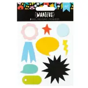 American Crafts Whatevs Metal Die Set-8/Pkg