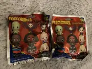 Lot/Set of 2 DC Peacemaker Figural 3D Bag Clip Series 1 Blind Bag