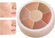 Foundation Concealer Makeup Palette - Color Corrector Palette, Cream Foundation Palette | All-Day Wear Contour Palette Makeup Concealer, Waterproof Highlighter Color Correcting Concealer Blendable