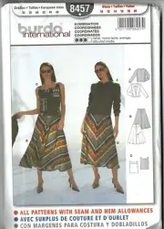 Burda 8457 - Sewing Pattern - Misses Skirt, Jacket & Top