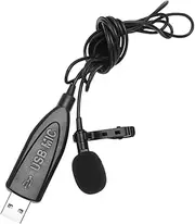 Yardwe Mini Microphone for Long 1.5m Cable Single Core Shielded for Home Office and Mobile Phones