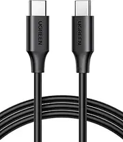 UGREEN 100W USB C to USB C Charger Cable, PD Fast Charging Cord for iPhone 16 Pro Max/15, MacBook Pro, iPad Pro 2024, Dell XPS, Chromebook, Pixel 9/8 Pro, Galaxy S25 S24, Switch, 3M, Black