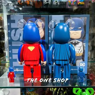 TheOneShop BE@RBRICK Batman Superman HUSH 蝙蝠俠 超人 庫柏力克熊 400% 100%