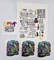 Hocus Pocus Halloween, Sanderson Sisters, Custom Waterslide Decals Lot