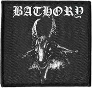 [Plastichead] Bathory Goat Band Logo Square Sew on Patch One Size