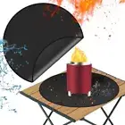 3-Layer Fire Pit Mat Round Fire Pit Pad Fireproof Mat Tabletop