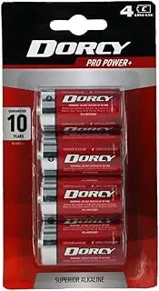 Dorcy C Alkaline Batteries (Pack of 4)