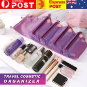 Portable Travel Cosmetic Bag Makeup Case Storage Drawstring Roll Bag Convenient