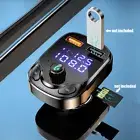 1x Bluetooth 5.0 FM Transmitter USB Fast Charger QC 3.0 Car Charger Accessories
