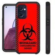 FUSION For OnePlus Nord N300 5G Case Hybrid Phone Cover BIOHAZARD RED