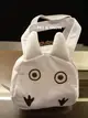 [ P & S ] 日本 宮崎駿 白色 龍貓 棉質 手提袋 手拿包