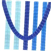 9.8ft Four-Leaf Garland, 6 Pack Tissue Paper Sky Blue,light Blue,navy Blue