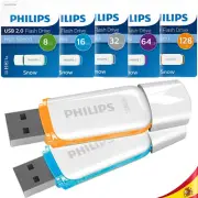 Pendrive Memory 8 16 32 64 128 GB - USB 2.0 3.0 3.1 Philips Flash Drive Pencil